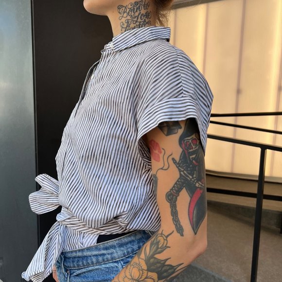 Rag & Bone Short Sleeve Button Down Shirt - Picture 9 of 15